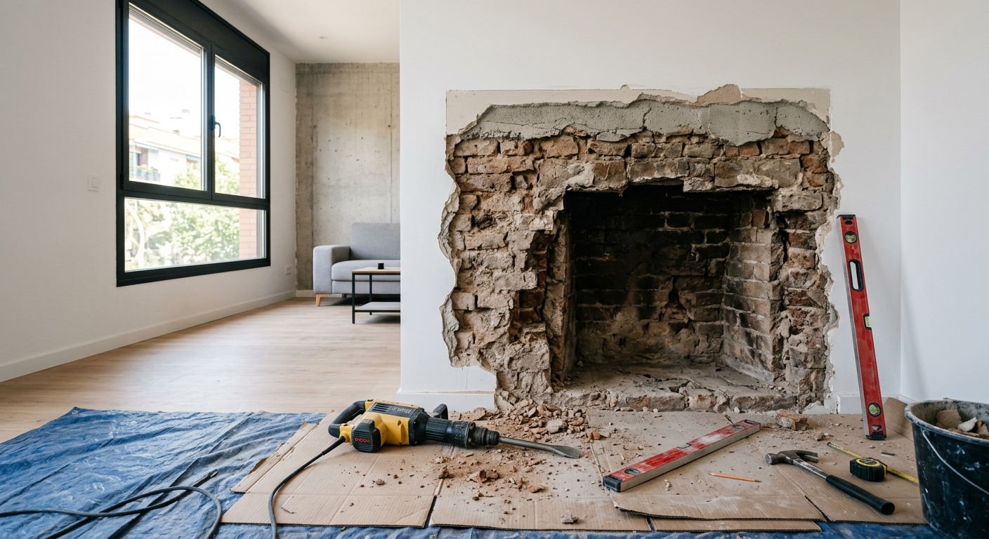 Tu contratista toca la chimenea sin avisar: por qué debes parar la obra de inmediato