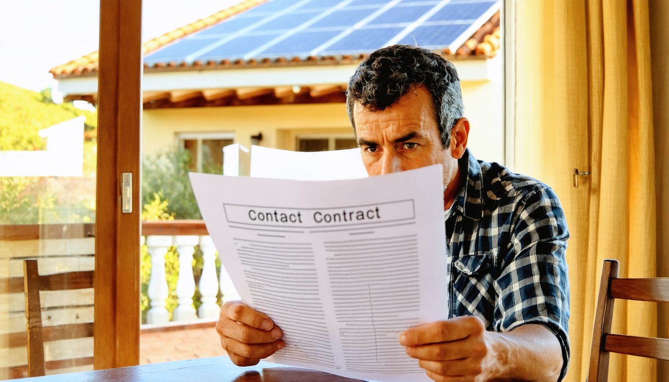 Contrato solar a 25 años: lo que nadie te cuenta antes de firmar