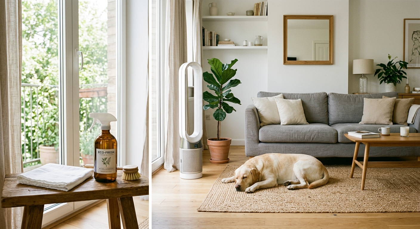El olor a perro no se quita con una mopa: los rincones donde se esconde de verdad en casa