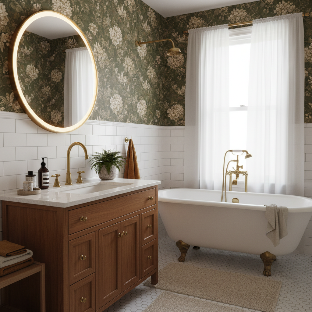 Antes de cambiar el mueble del baño antiguo, quizá lo inteligente sea reformar menos: guía de actualización retro