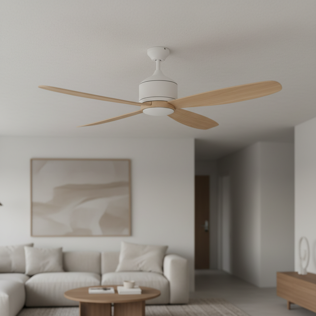 Ventiladores de techo silenciosos: por qué el montaje importa más que la marca