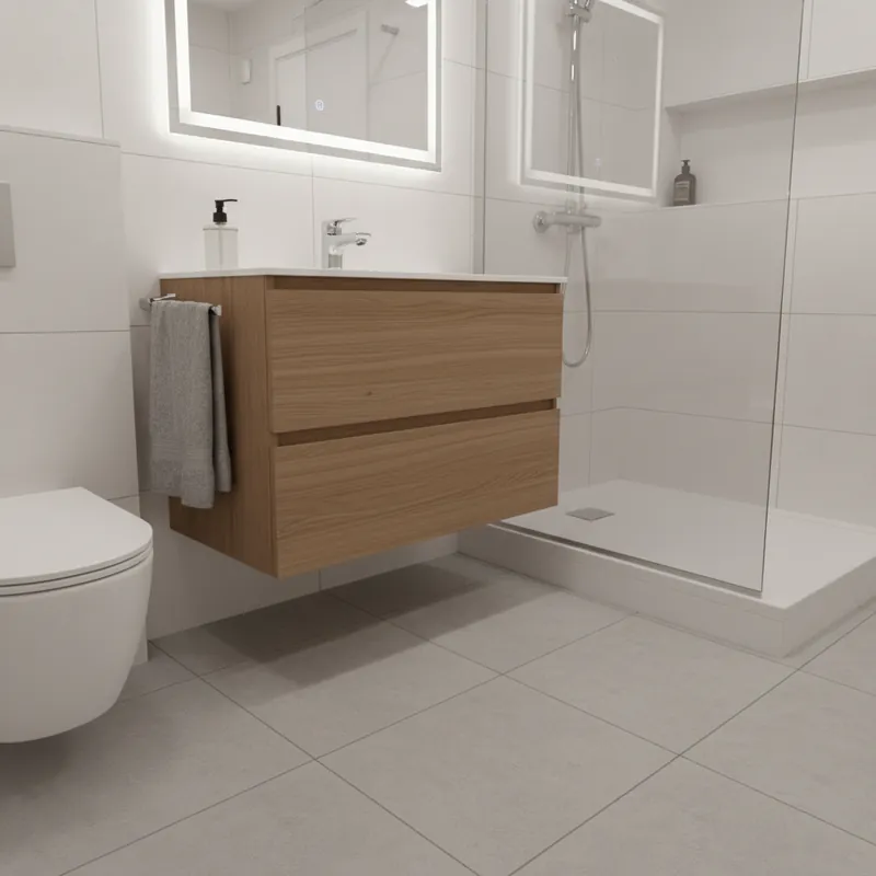 Reforma de baño moderno y funcional en Alzira — foto 3