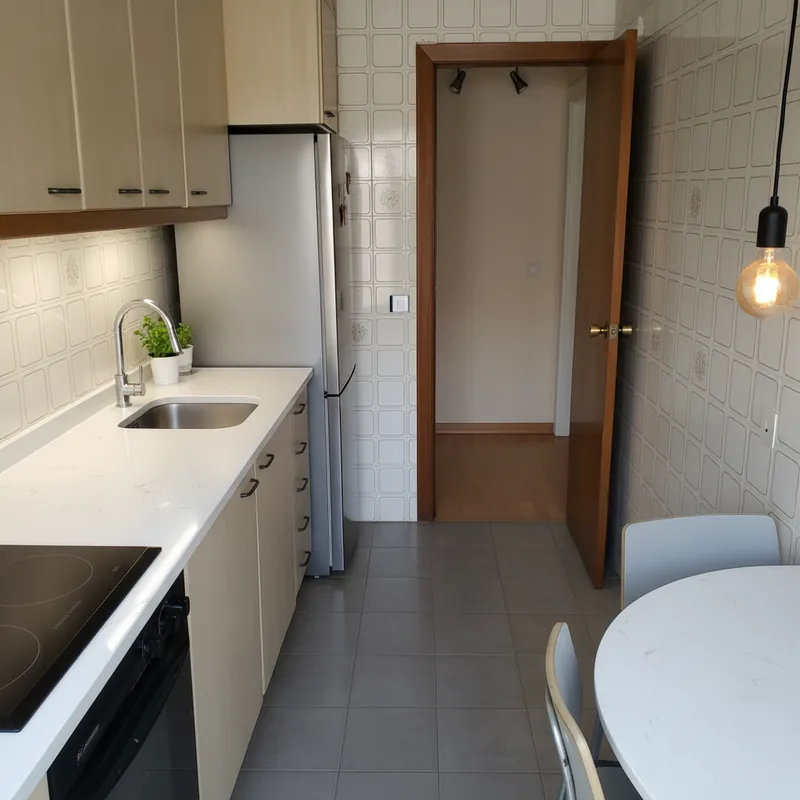 Reforma de cocina moderna con aire retro en Godella — foto 2