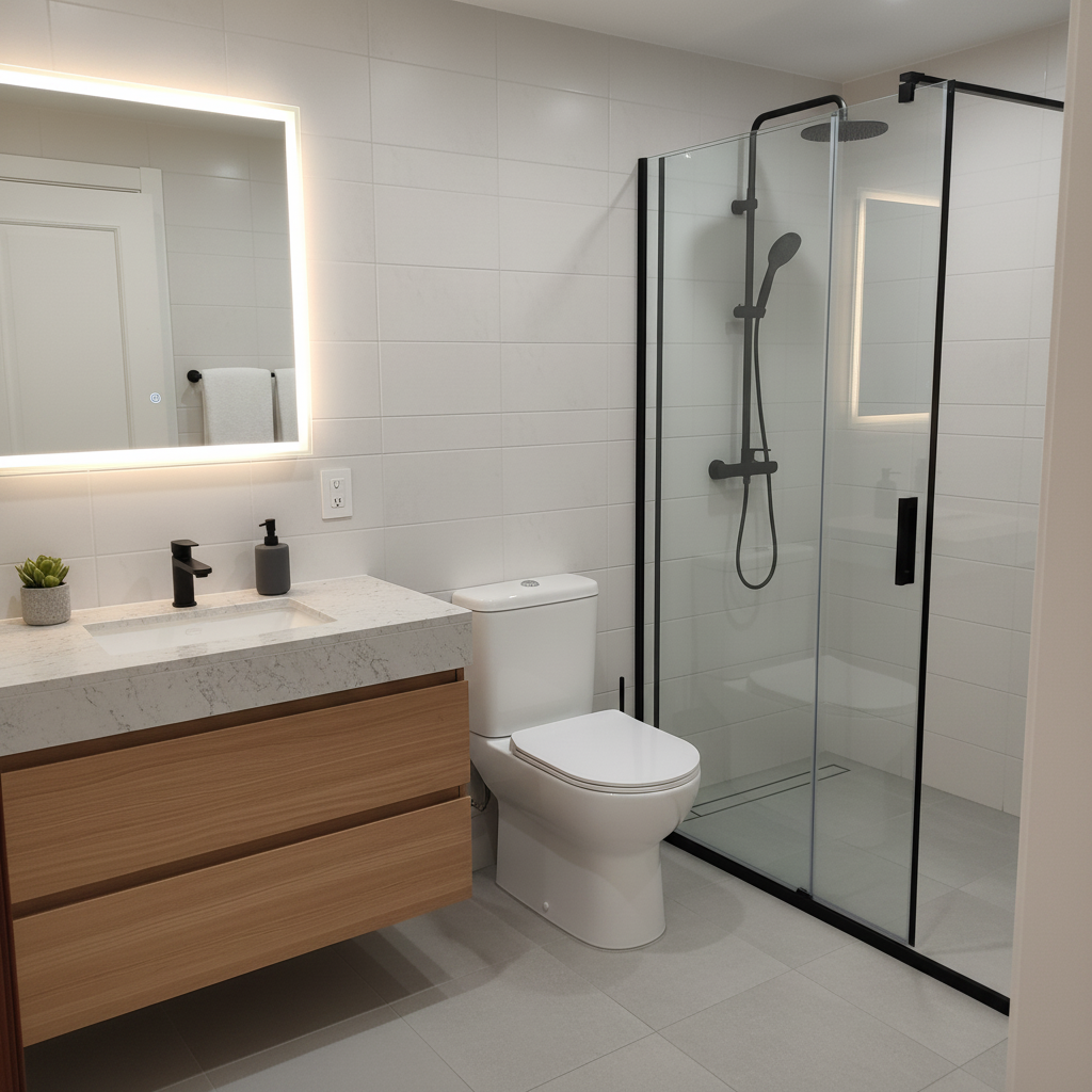 Reforma de cuarto de baño moderno en Albal — foto 2