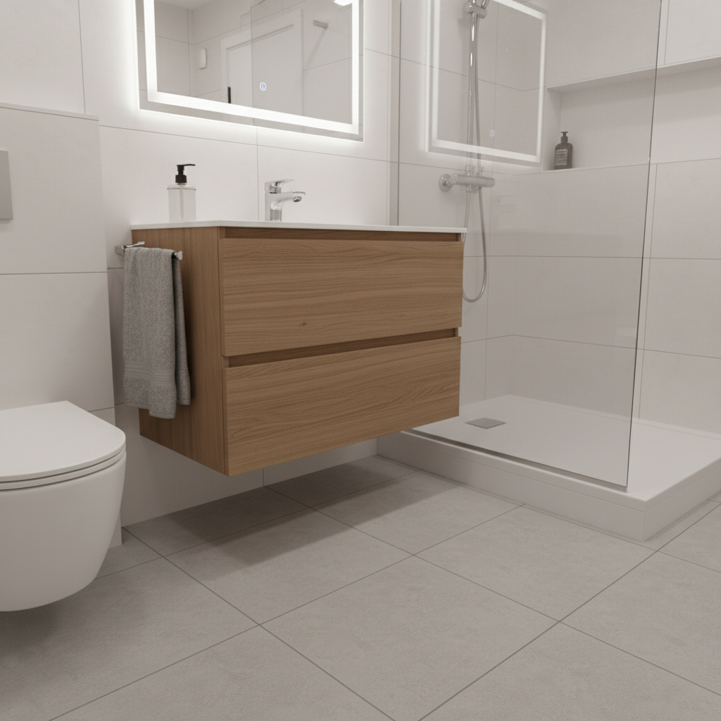 Reforma de baño moderno y funcional en Alzira — foto 3