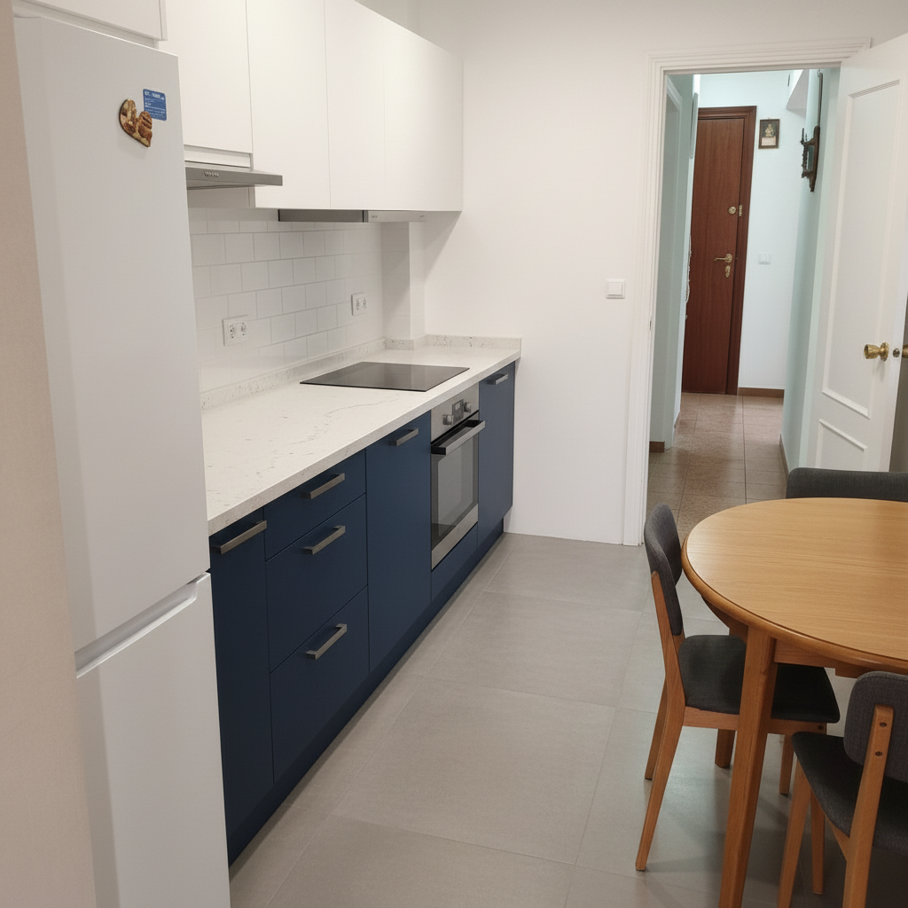 Reforma integral de piso con cocina moderna en Ontinyent — foto 2