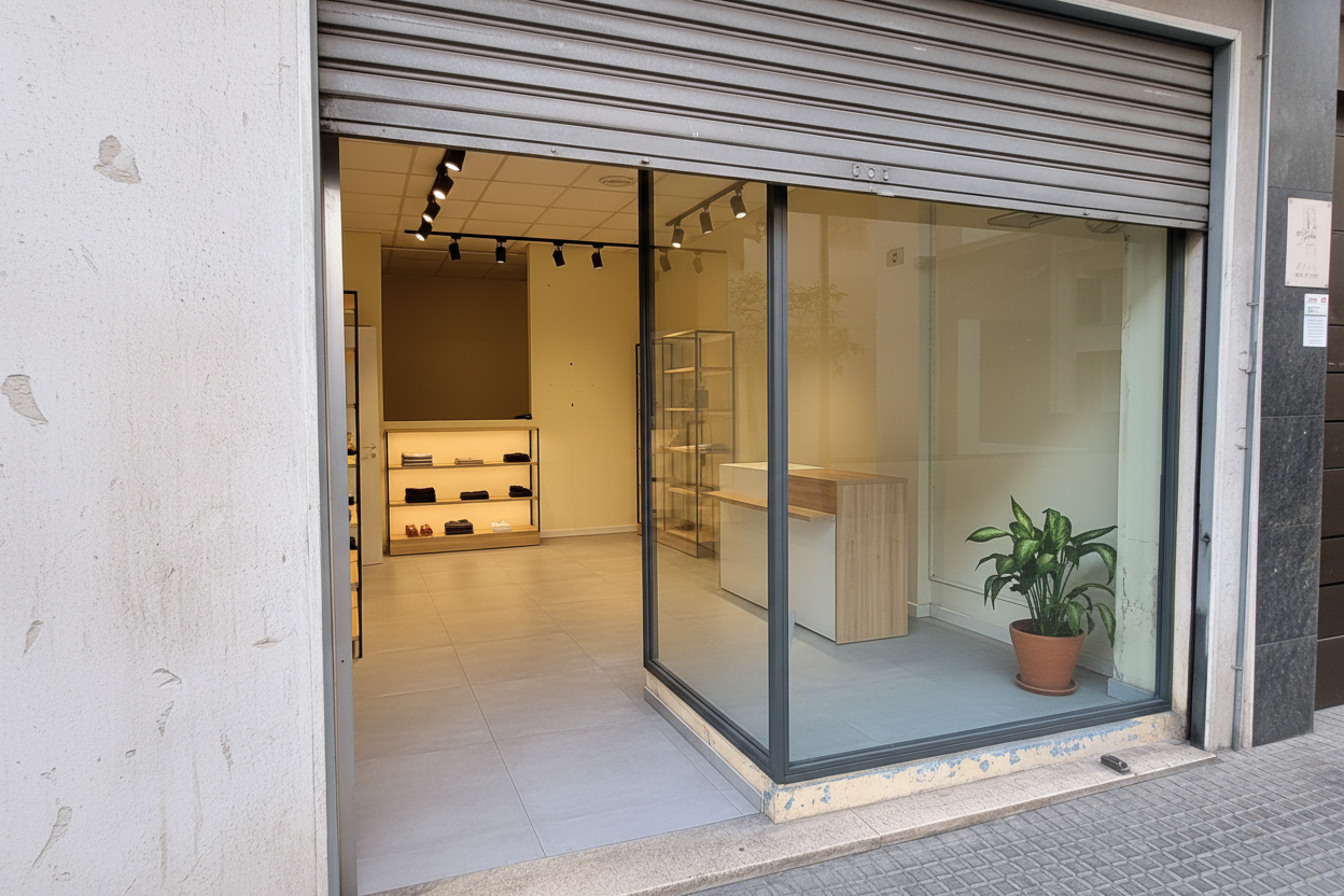 Reforma de local comercial en el barrio de Patraix