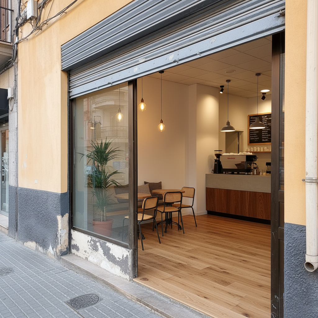 Reforma de cafetería moderna en Xirivella